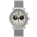 ZEPPELIN Piaget Collection Quartz Movement Men"s Watches Watch 40 White Dial Steel Strap