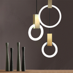 Pendant design lamp Halo by  Matthew McCormick (5 lampshades)