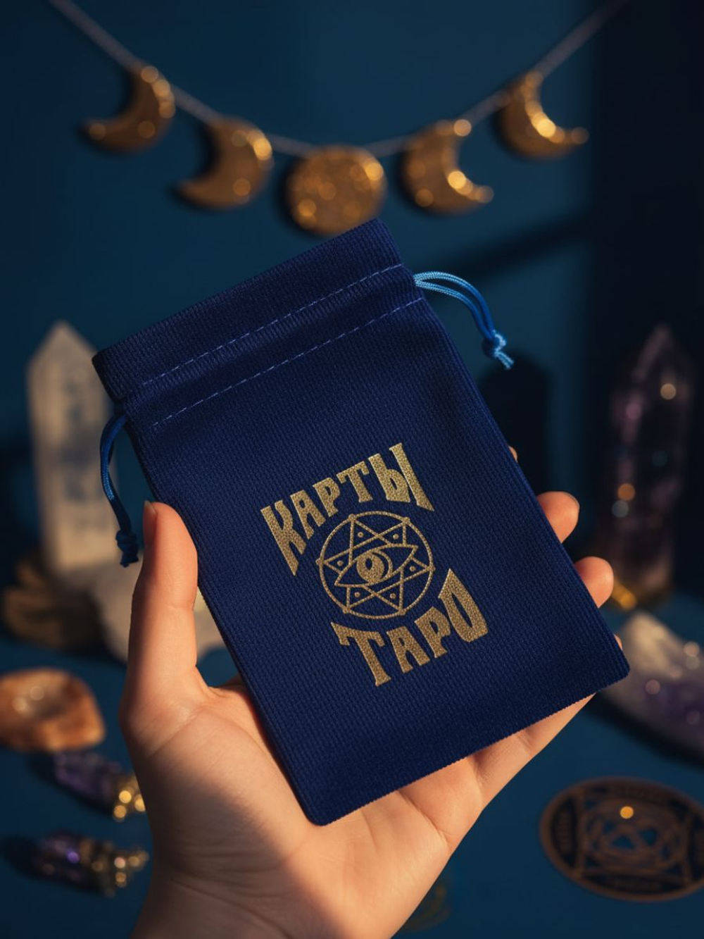 Мешочек для карт Таро, бархатный, 12 18 см