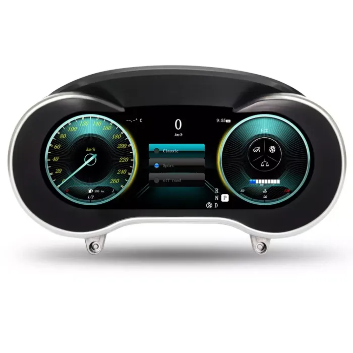Электронная панель приборов Mercedes-Benz GLC 2014-2018 - 1301GLС с LCD / ЖК 12.3" экраном QLED