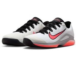 Теннисные кроссовки Nike Zoom Vapor12 HC Premium - white/hot lava/wolf grey