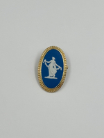 Брошь Wedgwood синяя