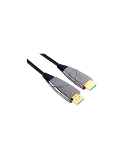 Активный оптический кабель HDMI 19M/M,ver. 2.1, 8K@60 Hz 15m VCOM