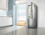 Отдельностоящий двухкамерный холодильник Gorenje NRC 6192 TX