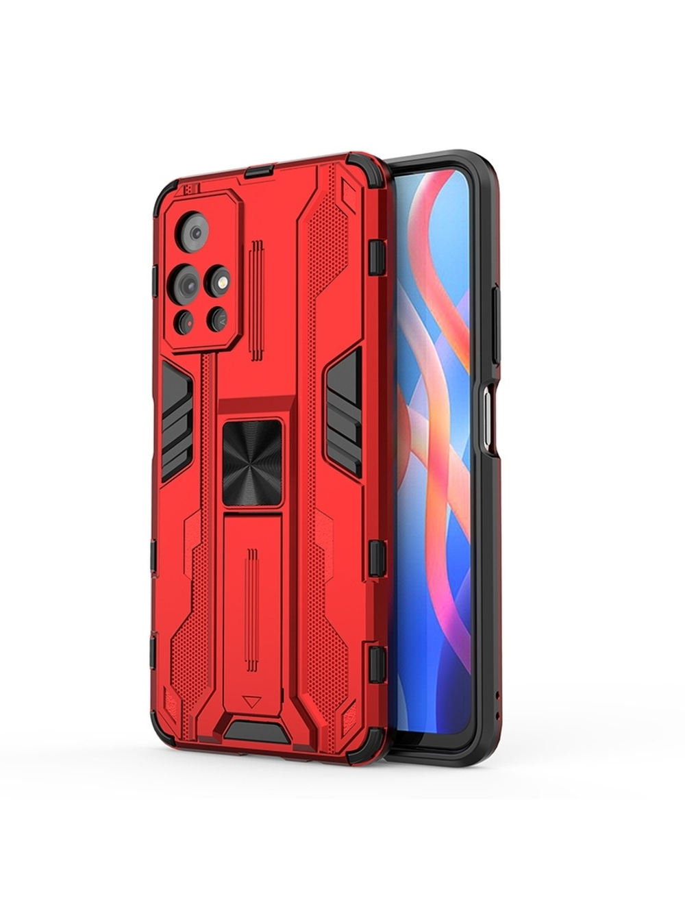 Противоударный чехол с подставкой Transformer для Xiaomi Poco M4 Pro 5G