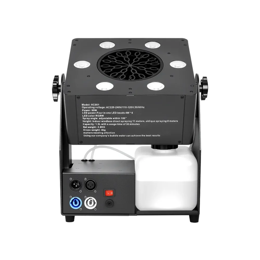 Генератор пузырей MK-B17 LED Locust Bubble Machine (90W, 1000 пуз/сек, 11 м, DMX)