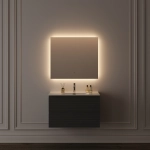 Зеркало для ванной комнаты SANCOS Поле 2.0 (Square 2.0) 800х700 led подсветка 2700K/4000K/5000K SQ2.800
