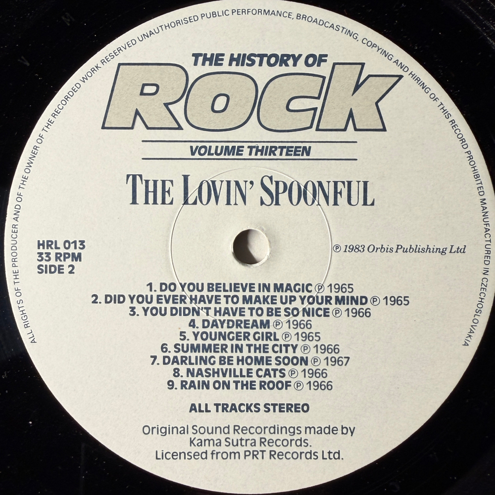 Сборник - The History Of Rock 13 (Чехословакия 1983г.) 2LP