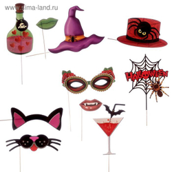 Набор фотобутафории "Girl party", 10 предм., 21 х 30 см