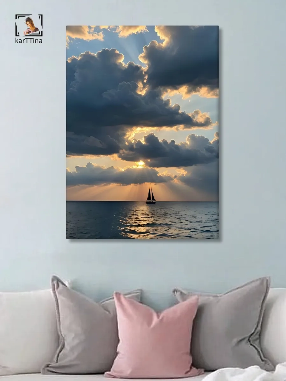 Картина Весенний путь 50x70см модульная 1шт.