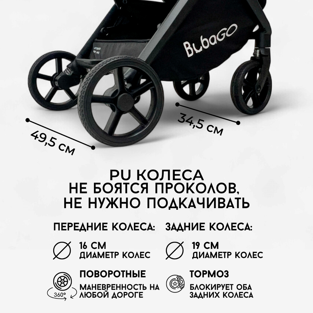 Прогулочная коляска BubaGO Luna