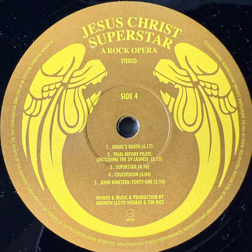 Jesus Christ Superstar (A Rock Opera) 2LP (Германия 2021г.)