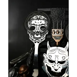 Стрейнер барный нерж. 22,3 см d 9,5 см Череп Skull B'Guys P.L.- Barbossa
