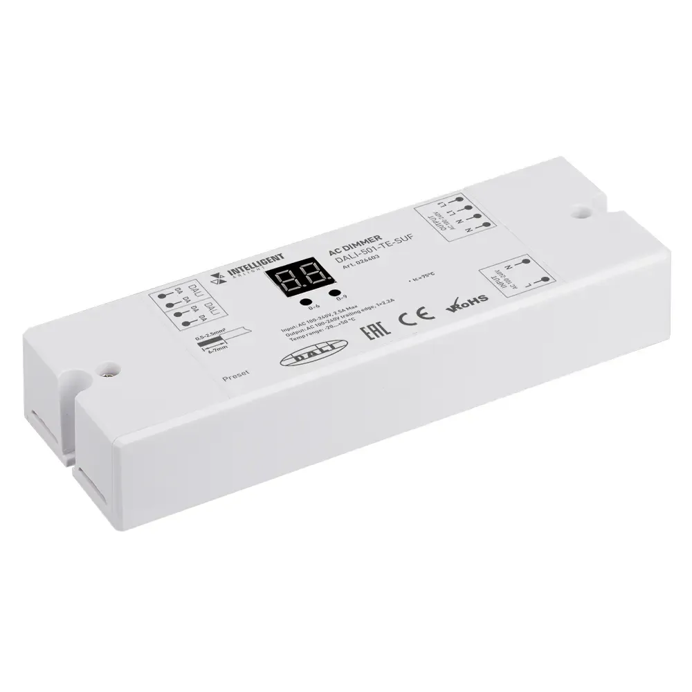 INTELLIGENT ARLIGHT Диммер DALI-501-TE-SUF (230V, 2.2A) (IARL, -) INTELLIGENT ARLIGHT Диммер DALI-501-TE-SUF (230V, 2.2A) (IARL, -)