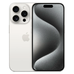 Смартфон Apple iPhone 15 Pro 128GB eSIM, White Titanium (Белый)