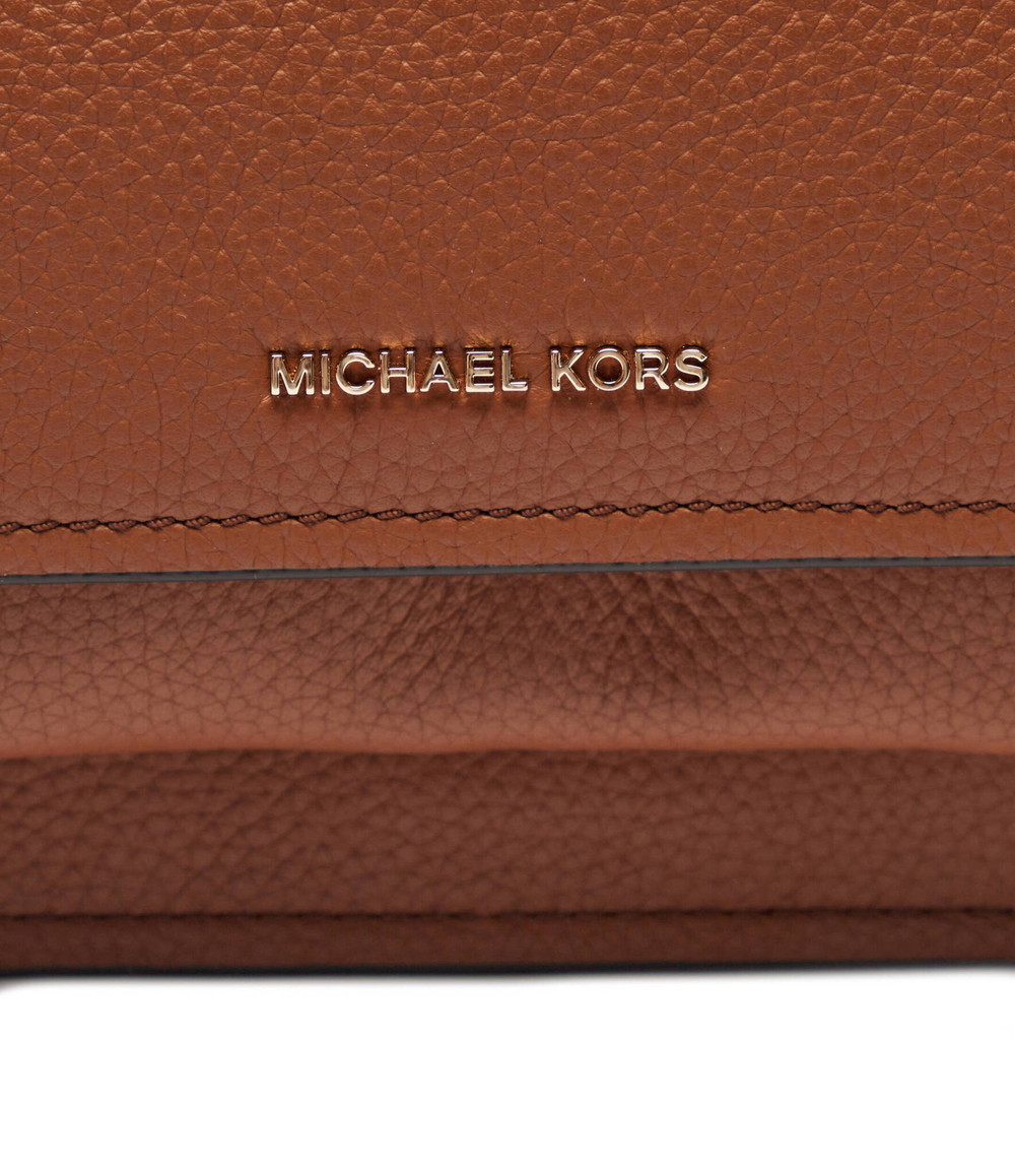 Кожаная сумка через плечо Claire Michael Kors - коричневый(32T4GC7C1T)