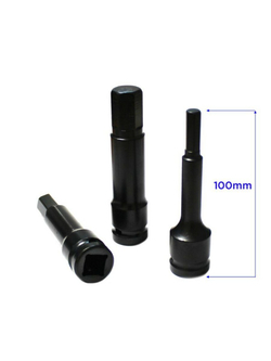 Головка-бита 6-гранная ударная 7мм, 1/2'' RockForce##Rock FORCE RF-2409007