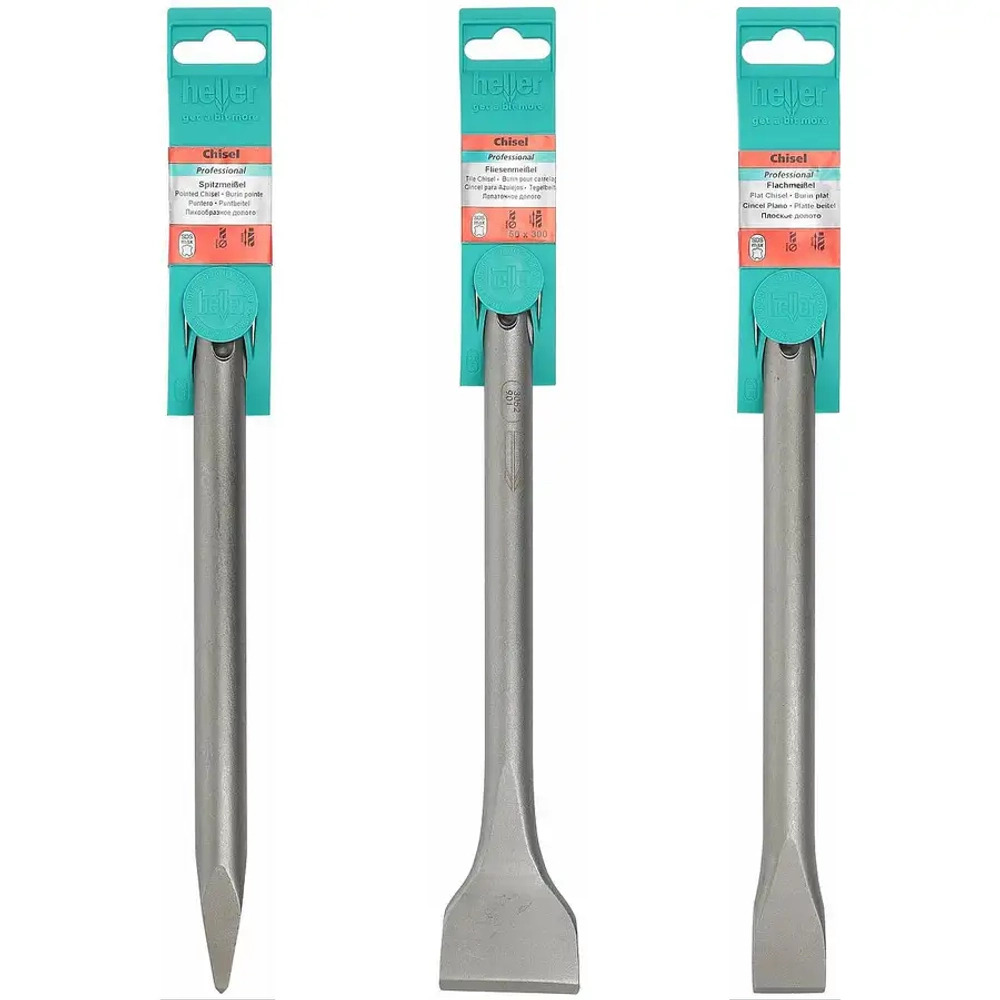 Набор долот SDS-max 400 мм, 3 шт Heller 23765