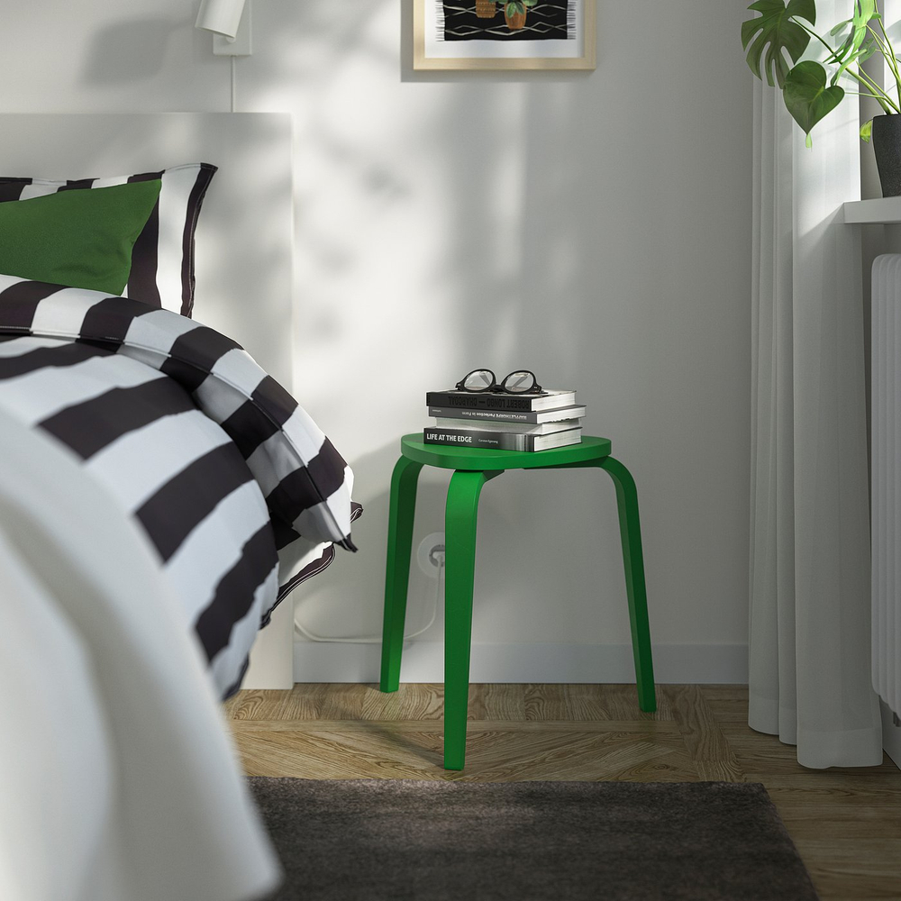 IKEA KYRRE  (ИКЕА КИРРЕ)  -  Табурет - зелёный