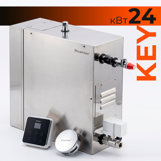 Steamtec TOLO KEY 240 - 24 кВт (ВЛАГОСТОЙКИЙ модуль управления). парогенератор для хамама и турецкой бани