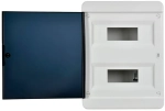 Корпус пластиковый ЩРВ-П-24 IP41 черная прозрачная дверь TEKFOR IEK