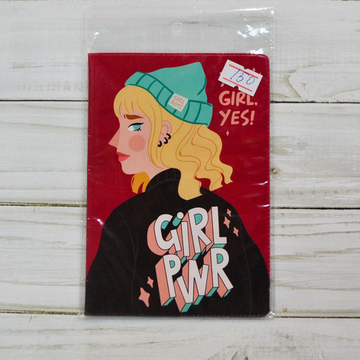 Обложка для паспорта "Girl pwp"