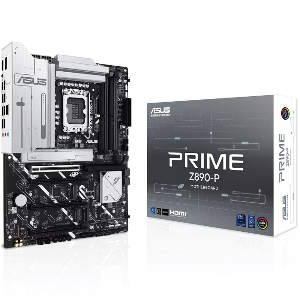 Материнская плата ASUS PRIME Z890-P (LGA1851/Z890/4xDDR5/4xPCI-Ex16/4xPCI-Ex1/4xM.2/SB/GLAN/DP/HDMI/USB Type-C/ATX)