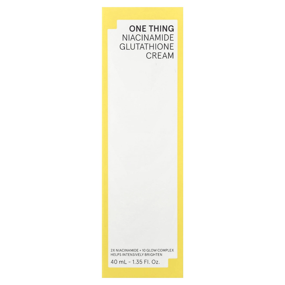 One Thing, никотинамид и глутатион, крем, 40 мл (1,35 жидк. унции)
