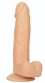 Телесный фаллоимитатор Size Queen 6 - 20,25 см. (Цвет: телесный)