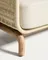 Уличный диван Alipa из акации и веревки цвета экрю 165 см
