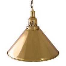 Лампа на один плафон &amp;amp;lt;Elegance&amp;amp;gt; (золотистая чашка, золотистый плафон D35см)