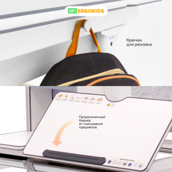 Стол письменный для школьника Ergokids Winnipeg Multicolor BD-630 MAX