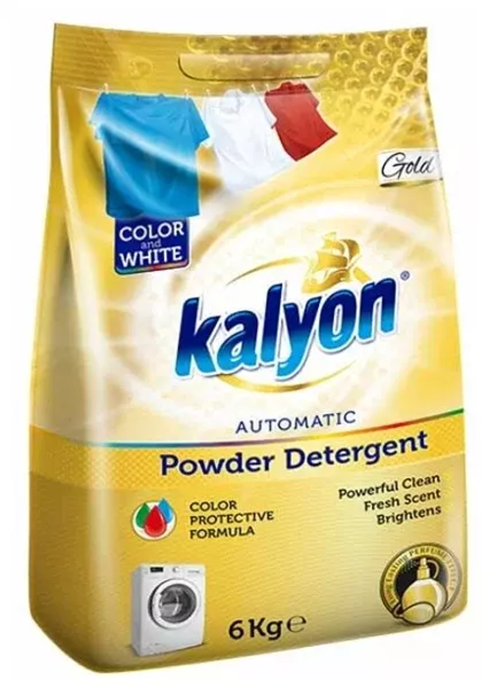 KALYON 6кг Стиральный Порошок СЛАДКИЙ АРОМАТ/GOLD 6кг*3