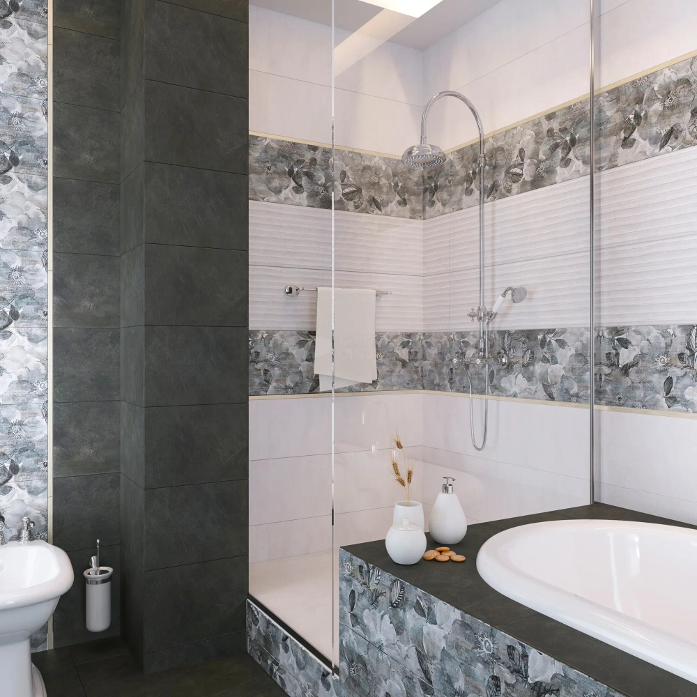 Лауретта бел низ 04 / Lauretta white wall 04  300х900 (1-й сорт)