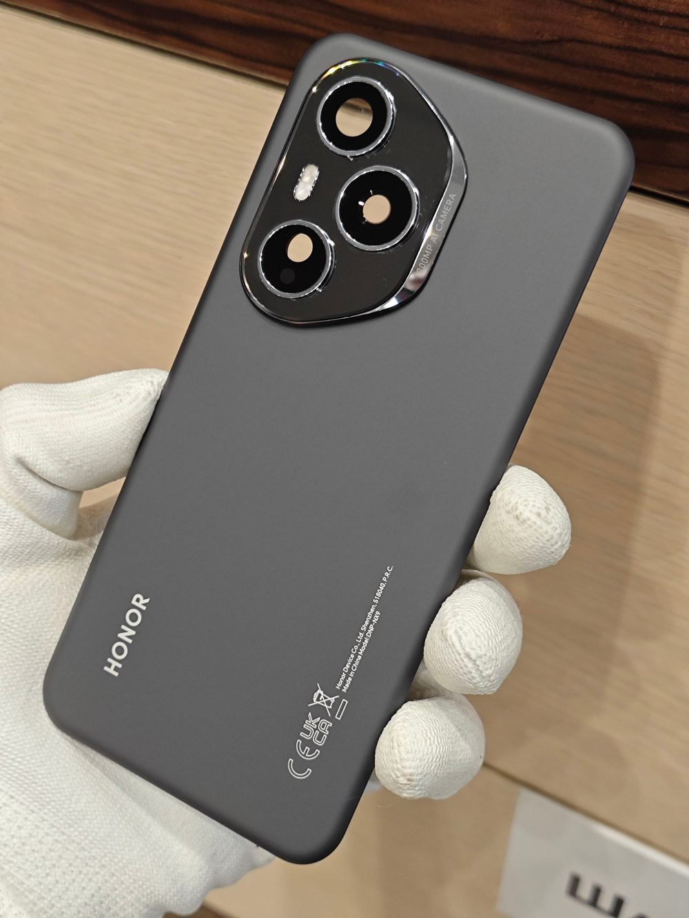 Задняя крышка ОPИГИHAЛ для Honor 400 Pro (DNP-NX9) - задняя стеклянная панель. Цвет: Чёрный / Black