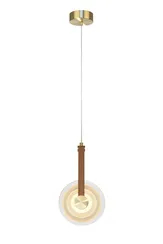 Светильник подвесной светодиодный NewRgy 9442AP/1S GLOSSY SANDY GOLD, 5 Вт, золотой