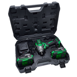 Гайковерт аккумуляторный ROSSVIK RIW-1000, 1/2", 1000Nm, 21В, 1,9кг (Арт.RIW1000/2, 2 АКБ, ЗУ, кейс)