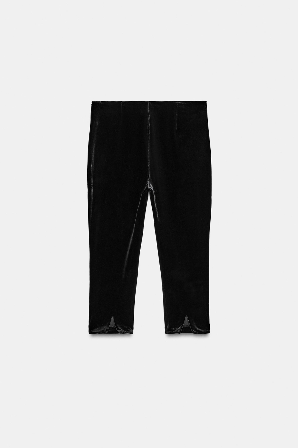 БРЮКИ КАПРИ ИЗ БАРХАТА — ZARA