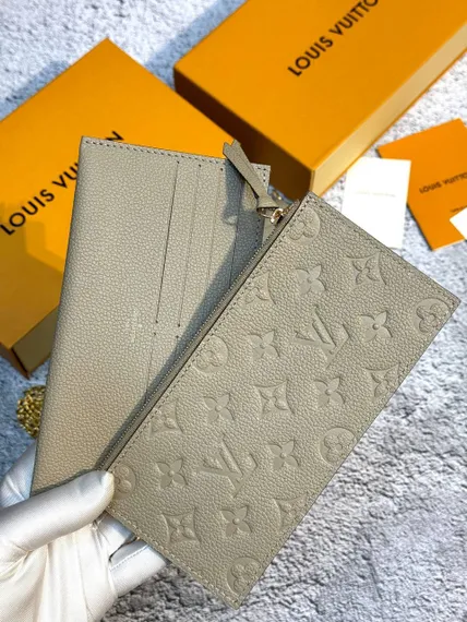 Клатч Louis Vuitton Felicie бежевый