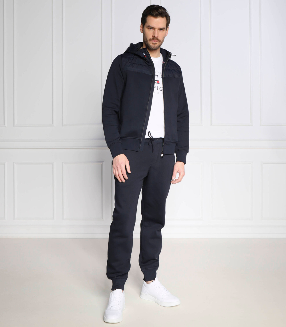 тощие mix media zip tape through Tommy Hilfiger - темно-синий(MW0MW29305)