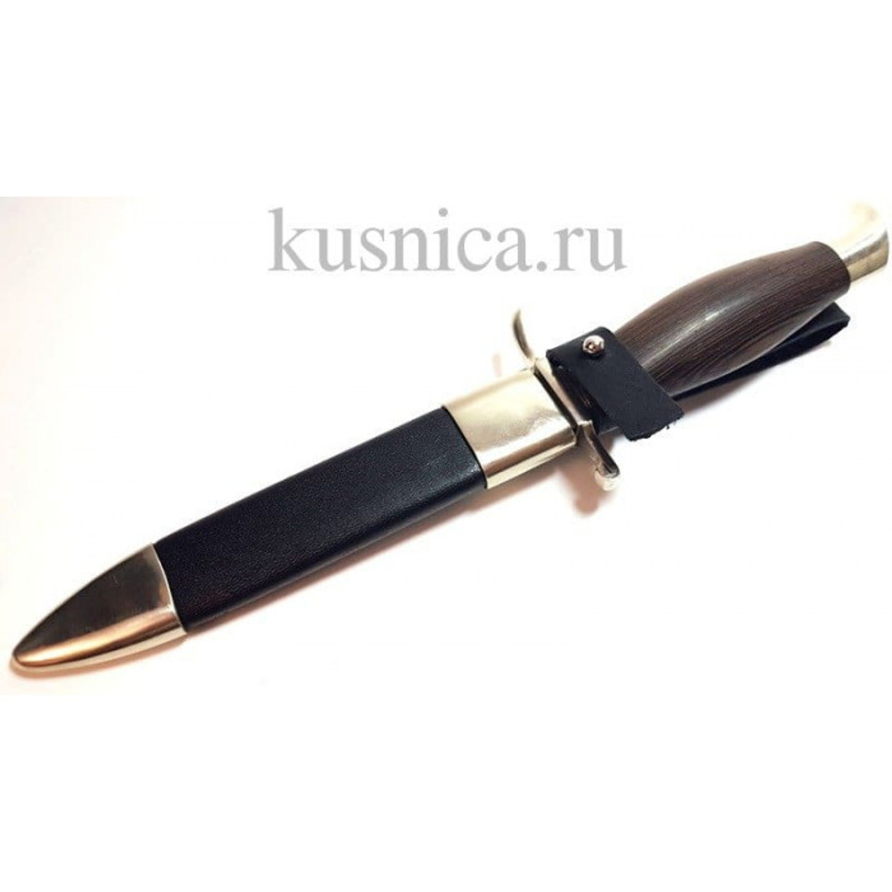 Нож Финка НКВД Коваль из кованой стали 110х18, рукоять дерево