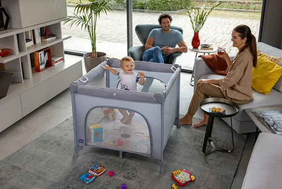 Детский манеж Chicco Open Box Woodland