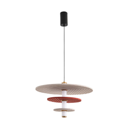 8296/11AL LEDIO LN26 365 черный/бежевый/бурый, металл/фетр/акрил Подвес LED 11W 3000K 220V FELTA