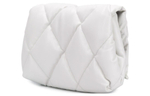 Balenciaga Leather Clutch Medium Women"s White