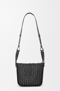 Loewe Компактная сумка Hammock из телячьей кожи, черный