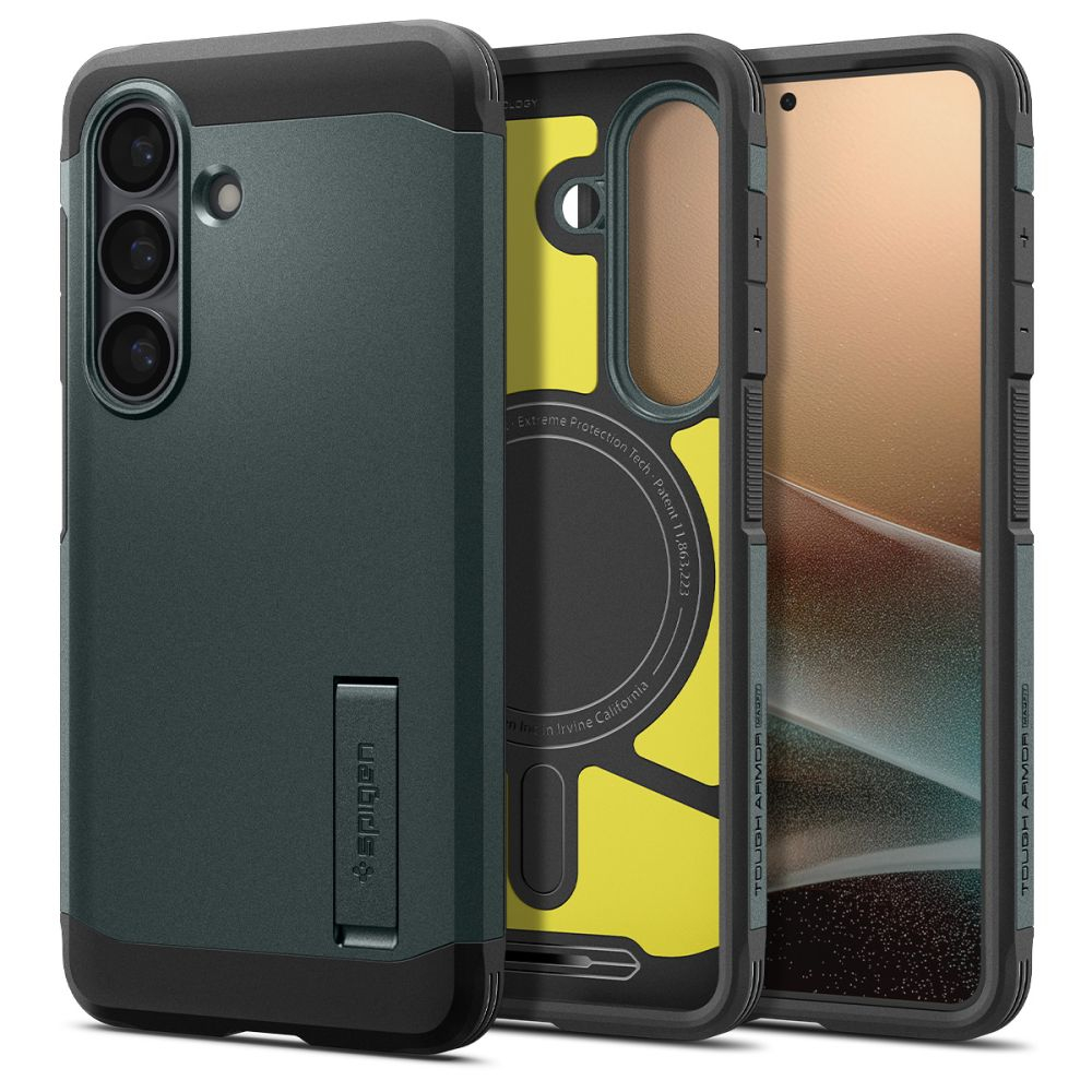 Чехол Spigen Tough Armor Mag для Samsung Galaxy S26 Abyss Green