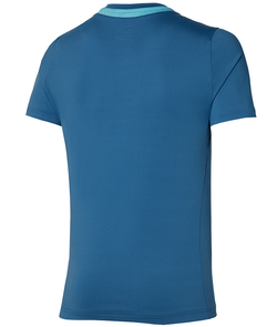 Мужская теннисная футболка Mizuno Tee - небесный