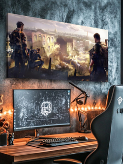 Картина Division 2 what here на стену 40х80 1 шт