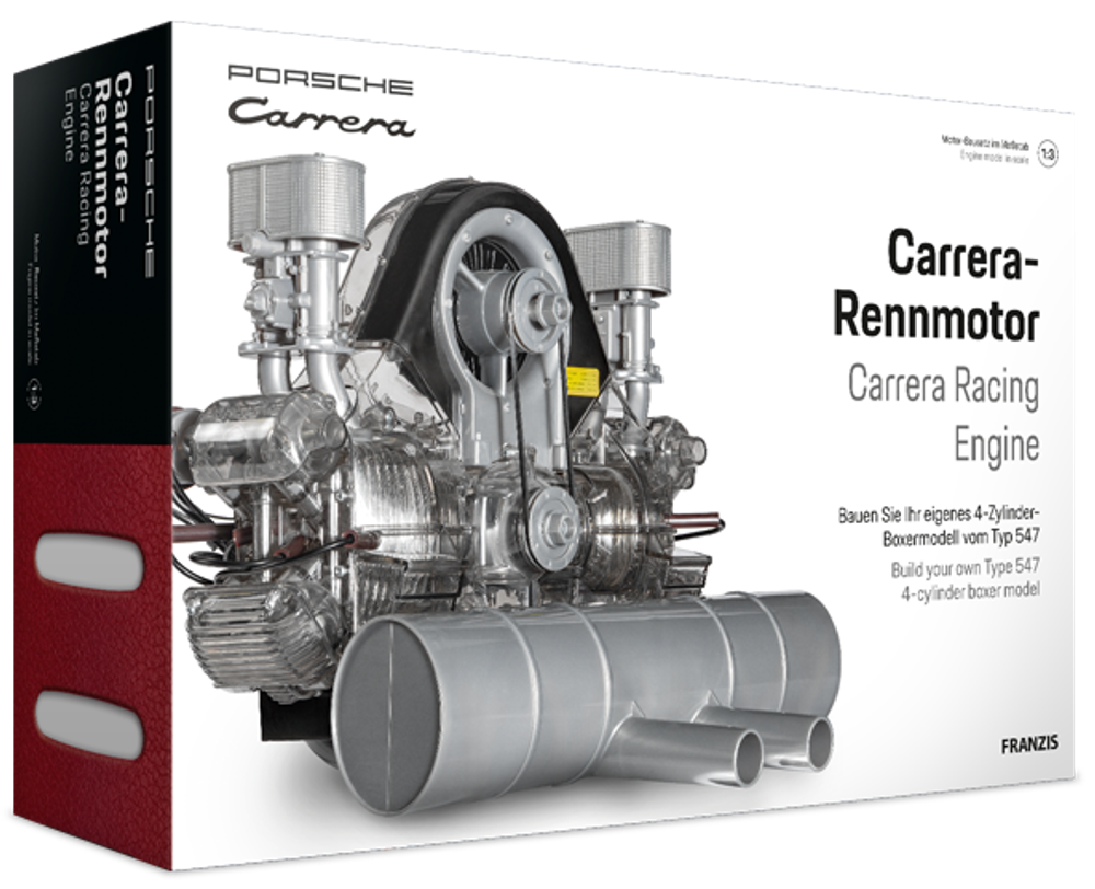 Конструктор Franzis Porsche Carrera-Rennmotor Typ 547 1:3