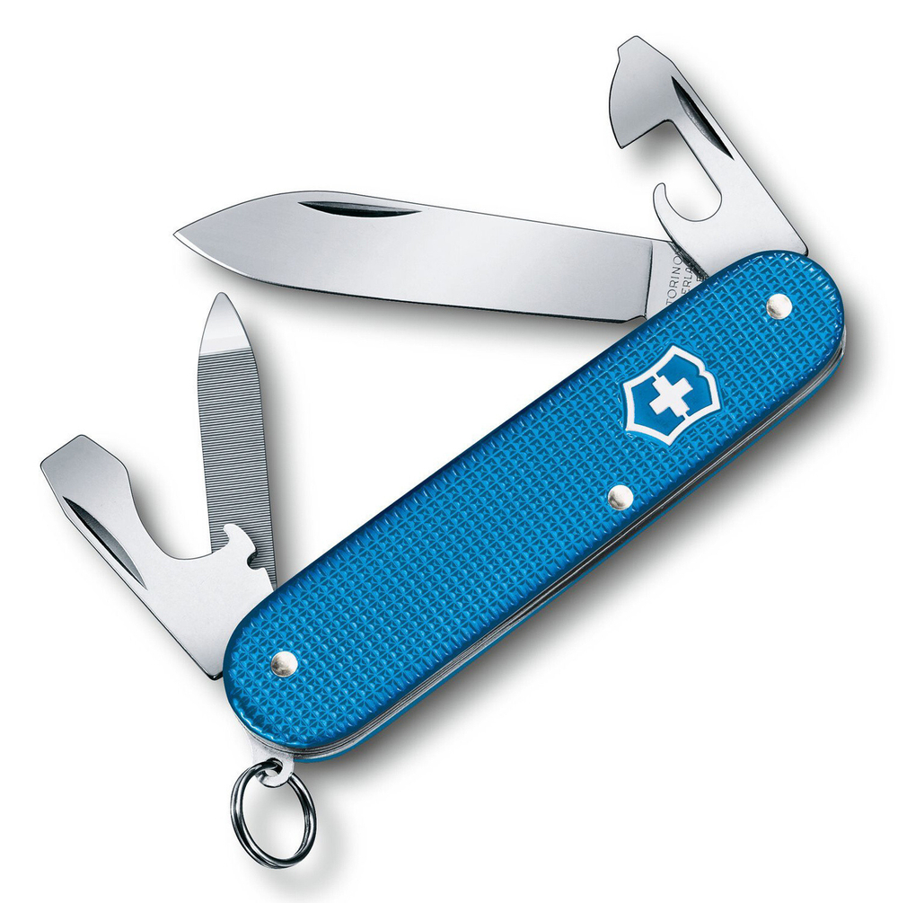 Нож перочинный Victorinox Alox Cadet  (0.2601.L20) 84мм, 9 функций голубой подар.коробка (лимитированная серия)